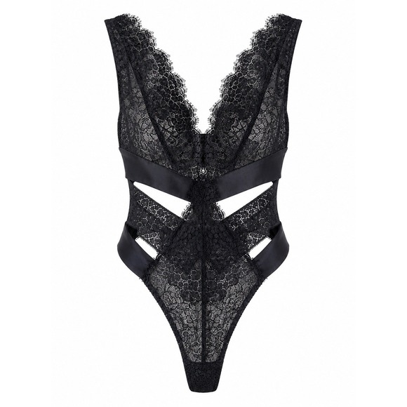 Victoria's Secret Other - Victorias Secret Very Sexy
Strappy Lace Teddy Bodysuit
Red Cage Lingerie XS
